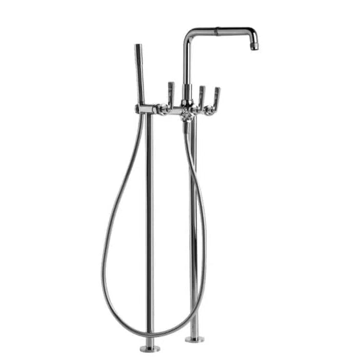 Brodware Industrica Bath Mixer Filler with Hand Shower