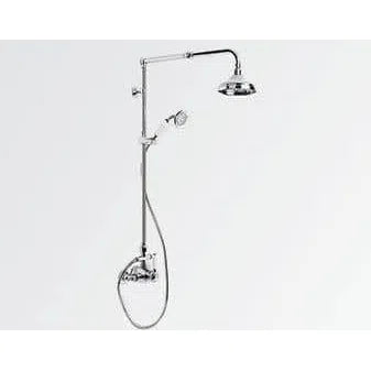 Brodware Winslow Shower Mixer Set Exposed With 150mm Rose, Hand Shower & Diverter