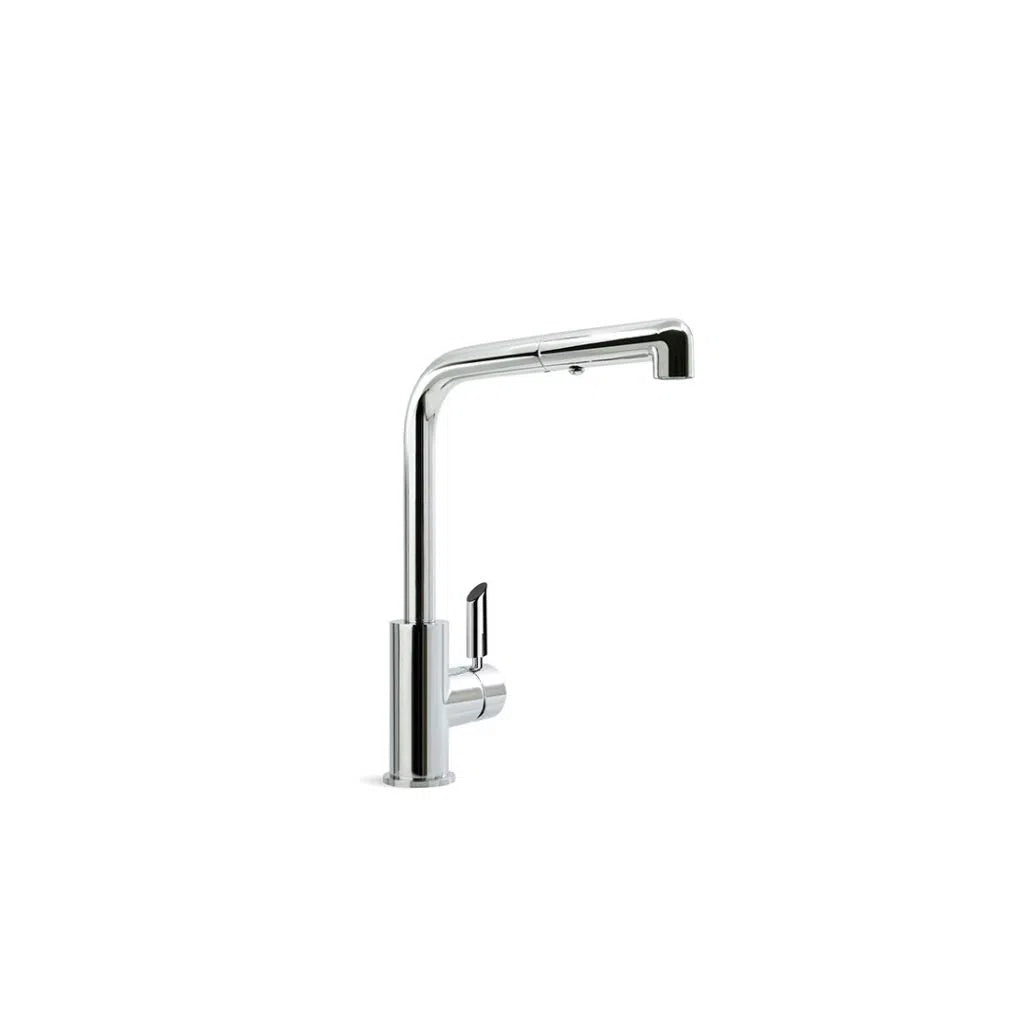 Brodware City Plus Kitchen Mixer with B Lever & Swivel Spout & Dual-Function Spray