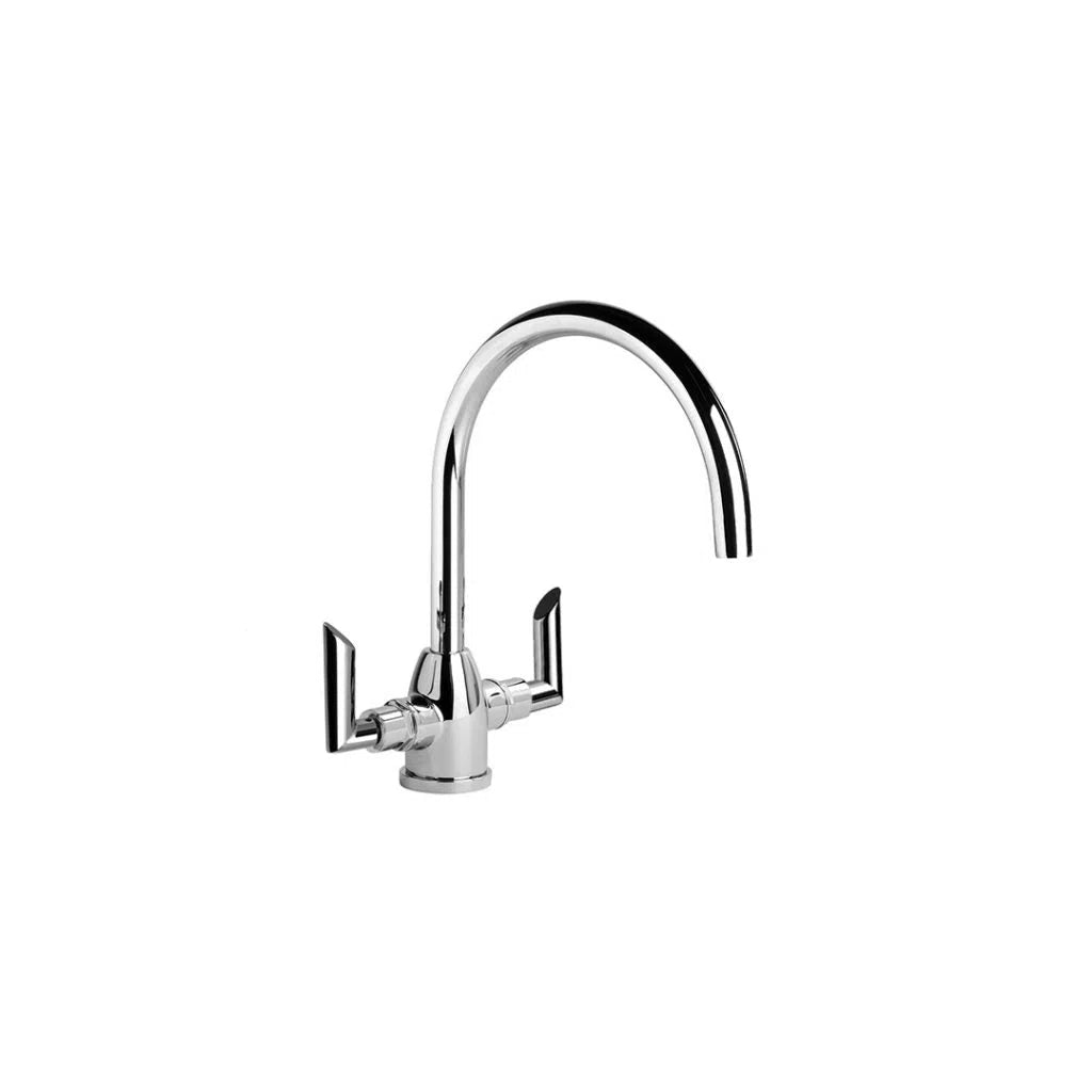Brodware City Plus Kitchen Mixer with B Levers & Swivel Spout