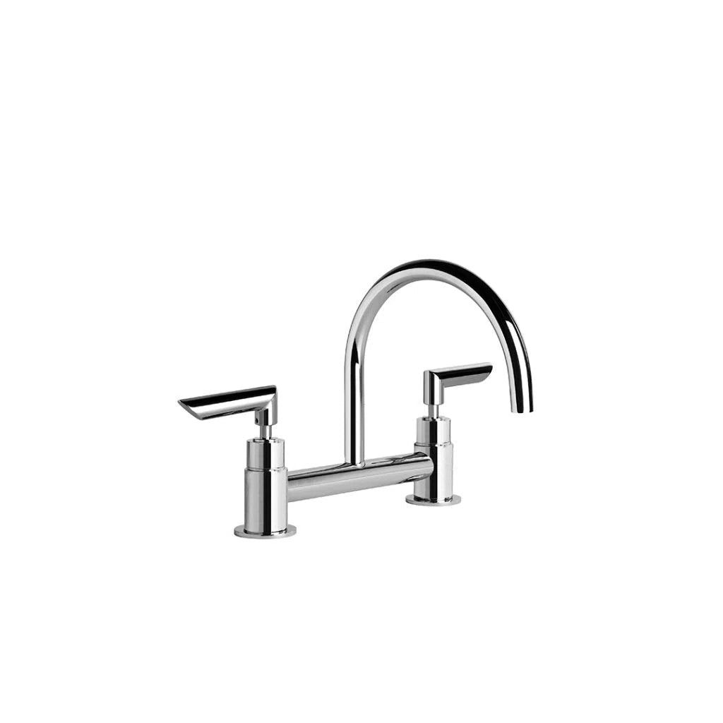Brodware City Plus Fixed Kitchen Set with B Levers & Swivel Spout