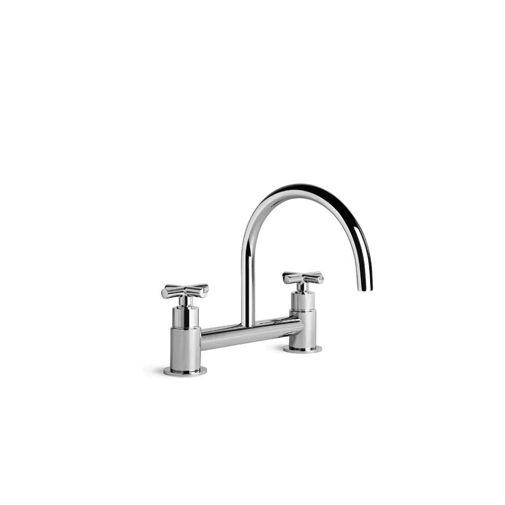 Brodware City Plus Fixed Kitchen Set with Cross Handles & Swivel Spout