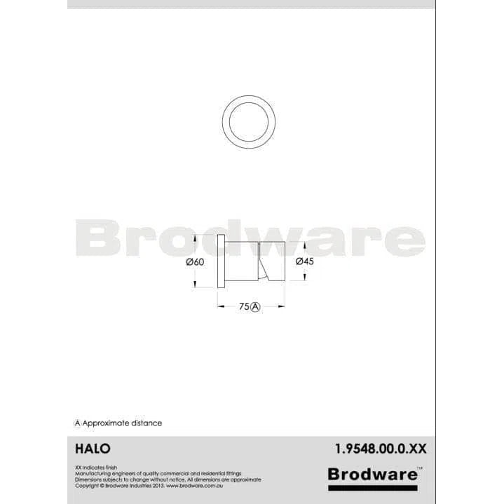 Brodware Halo Wall Mixer