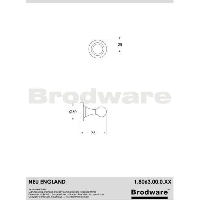 Brodware Neu England Robe Hook