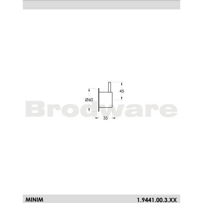 Shower Diverter Brodware Brodware Minim Wall Diverter