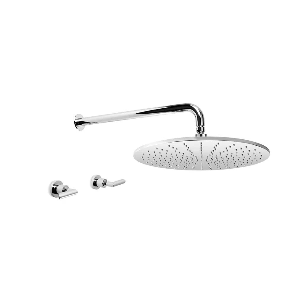 Brodware City Plus Shower Set with 400mm Rose and Cross Handles