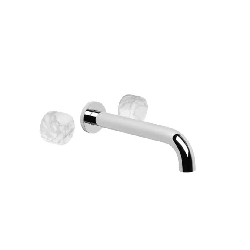 Tapware Brodware Brodware Halo Marble Wall Tap Set 200mm / Use Over Bath