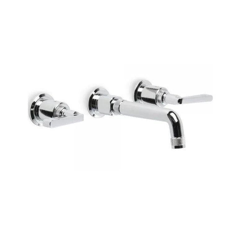Tapware Brodware Brodware Industrica Wall Set With Spout Metal Levers