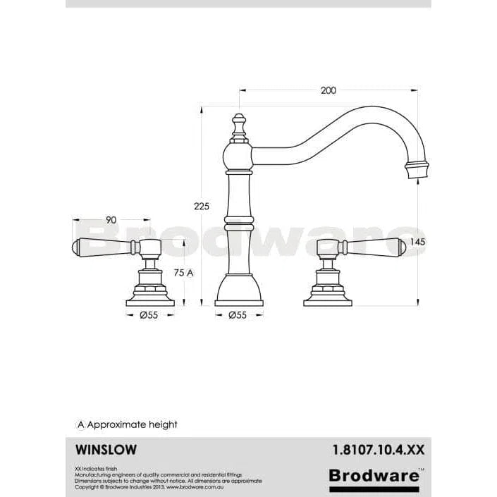 Brodware Winslow Kitchen Set With Swivel Spout