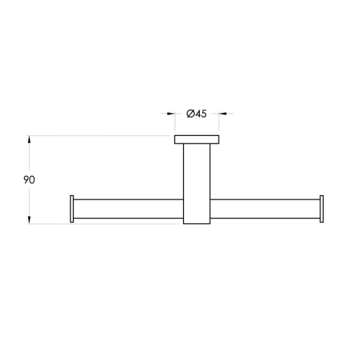 Brodware City Plus Double Toilet Roll Holder