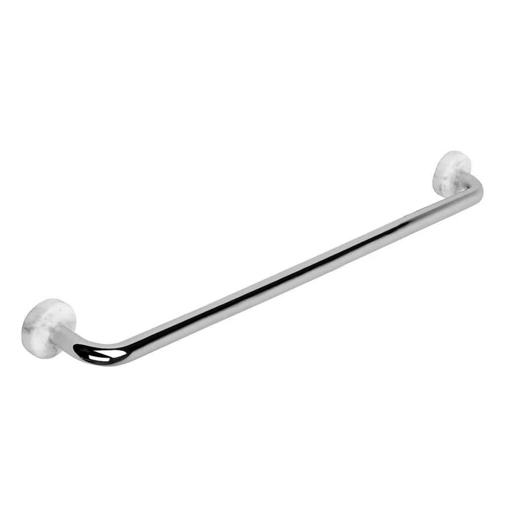 Brodware Halo Single Towel Rail 900mm with Marble Trim