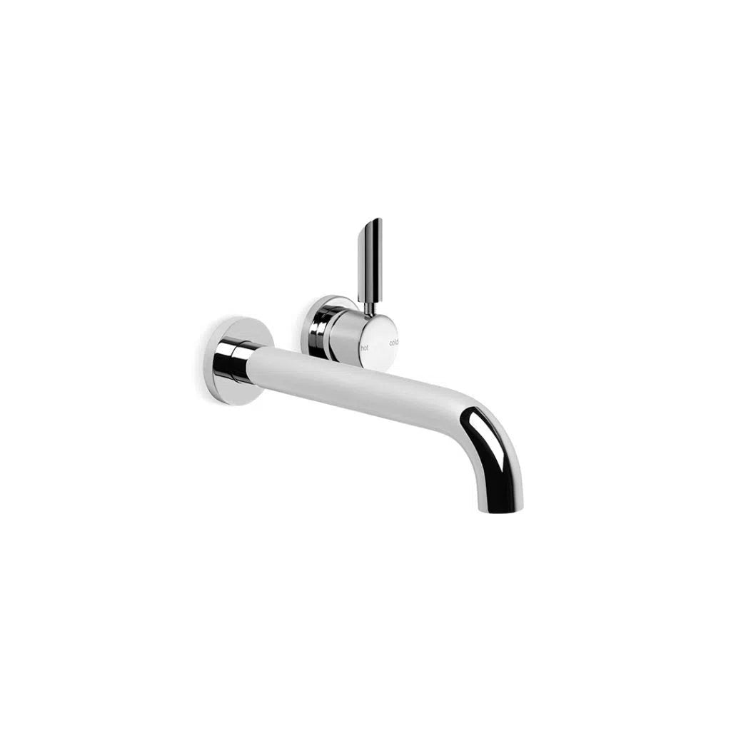 Brodware City Plus Wall Mixer Set with Flow Control & B Lever & 200mm Spout