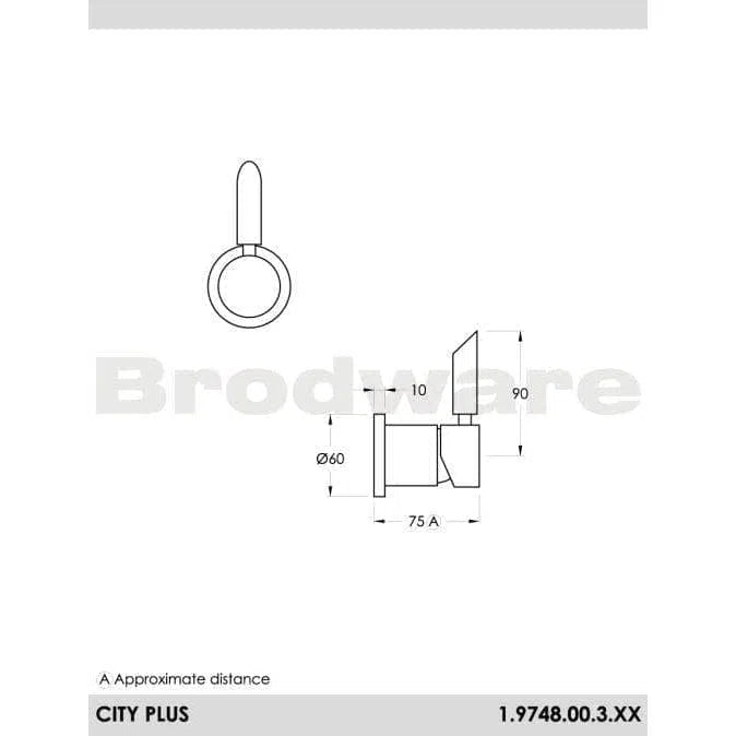 Brodware City Lever Wall Mixer