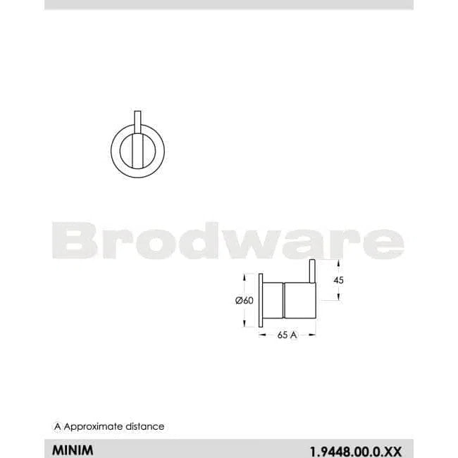 Brodware Minim Wall Mixer