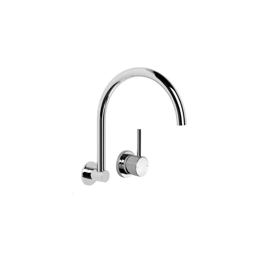 Wall Set Brodware Brodware City Stik Wall Mixer Set With 230mm Swivel Spout
