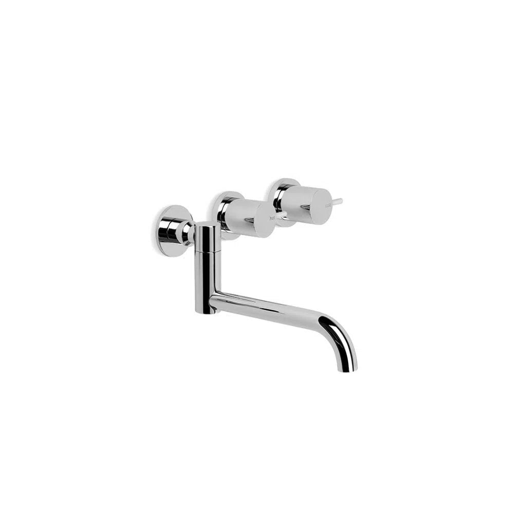 Brodware City Stik Wall Set Fixed Configuration 210mm Swivel Spout With Flow Control