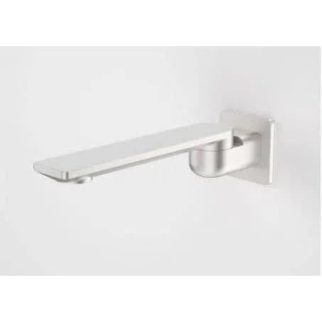 Caroma Urbane II 220mm Bath Swivel Outlet Square Coverplate Brushed Nickel