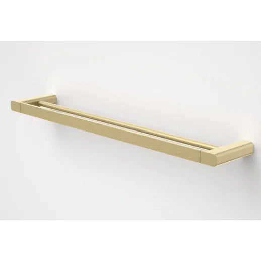 Caroma Luna Double Towel Rail 630mm Brushed Brass