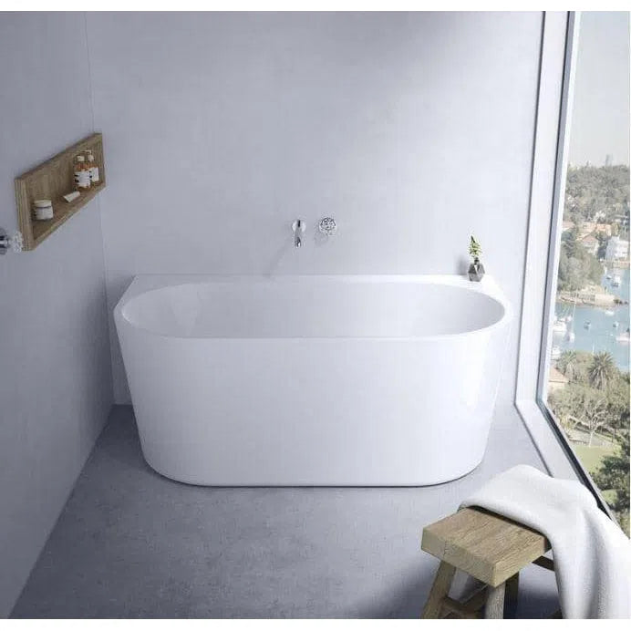 Caroma Aura Back To Wall Freestanding Bath