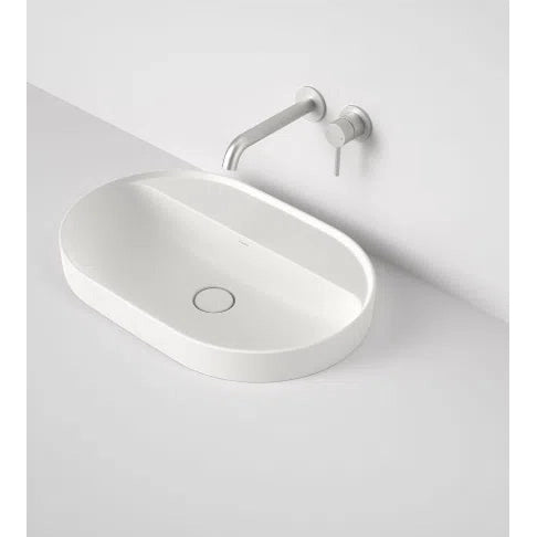 Caroma Liano II 600mm Pill Inset Basin With Tap Landing
