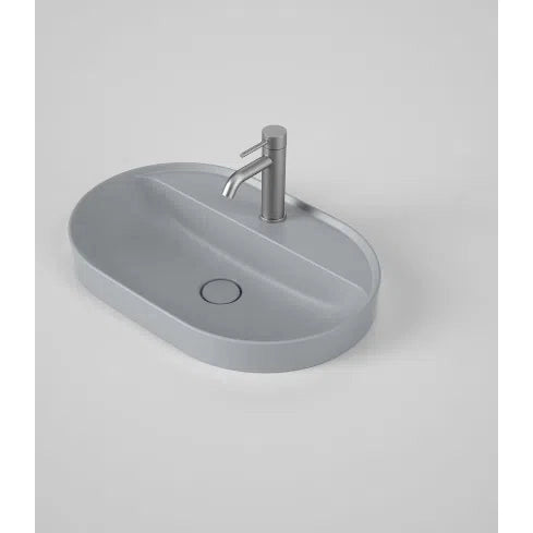 Caroma Liano II 600mm Pill Inset Basin with Tap Landing