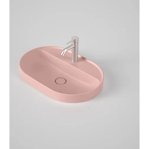 Caroma Liano II 600mm Pill Inset Basin with Tap Landing