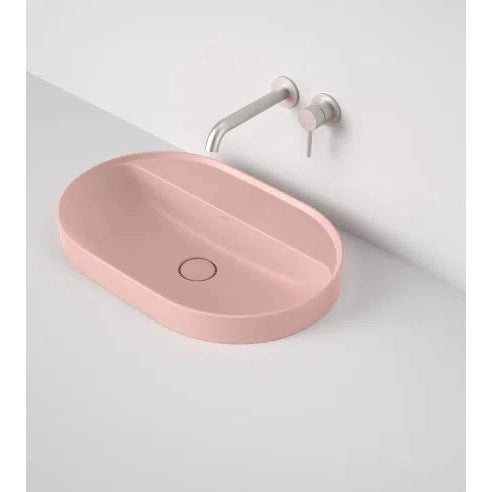 Caroma Liano II 600mm Pill Inset Basin With Tap Landing
