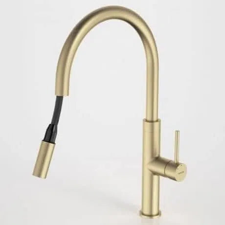 Caroma Liano || Pull Down Sink Mixer - Brushed Brass