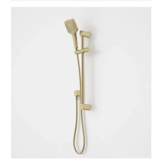 Caroma Luna Multifunction Rail Shower Brushed Brass