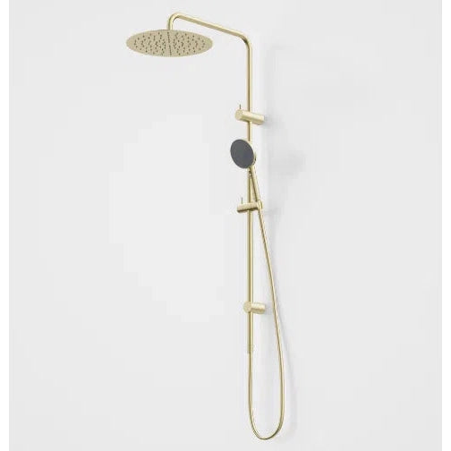 Caroma Urbane II Rail Shower With 300mm Overhead - Brushed Brass Pvd