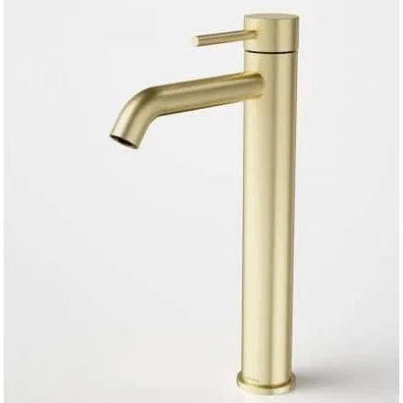 Caroma Liano II Tower Basin Mixer - Brushed Brass PVD