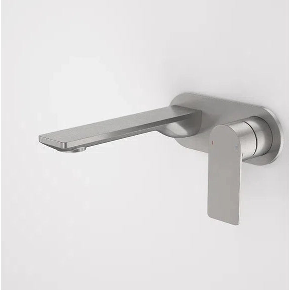 Caroma Urbane II 180mm Wall Basin/Bath Mixer Round Gunmetal