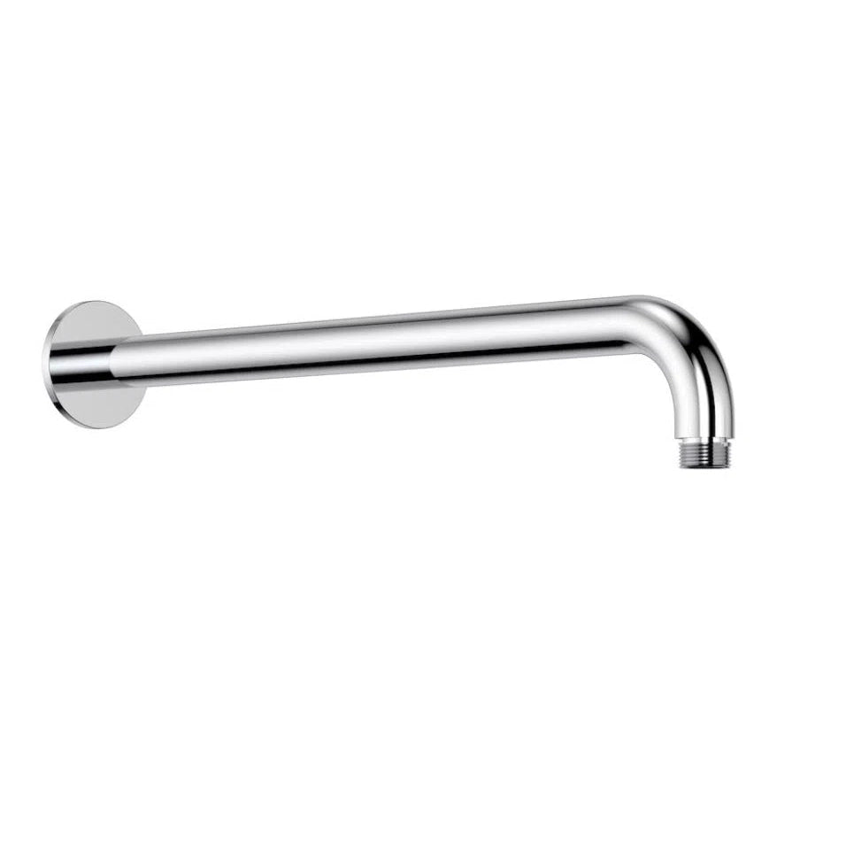 Clark Right Angled Wall Arm 400mm - Chrome And Black