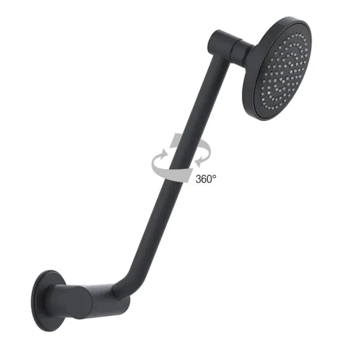 Shower Heads Con-Serv Streamjet Clicklock Arm - Matte Black