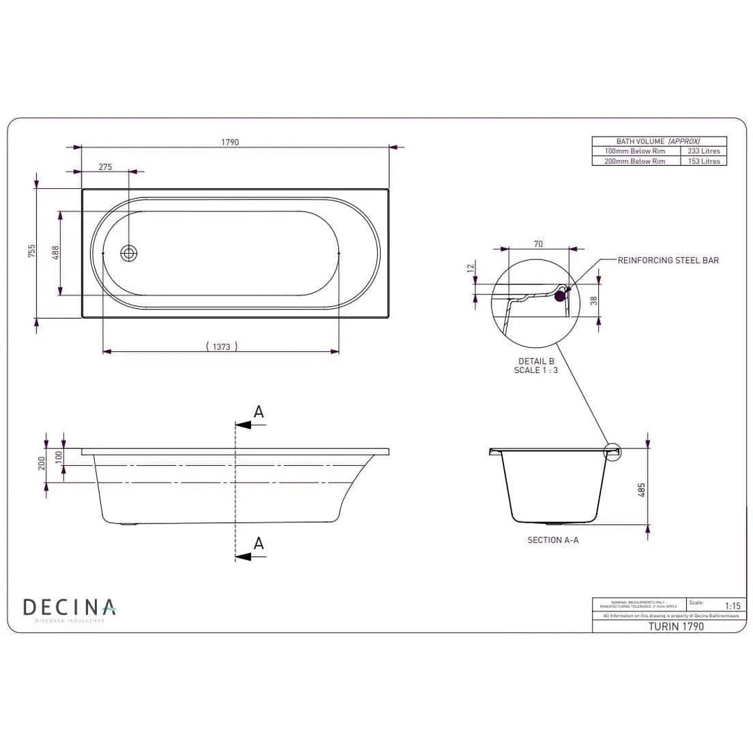 Bath Decina Decina Turin Bath