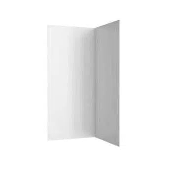 Decina Two Sided Acrylic Shower Wall