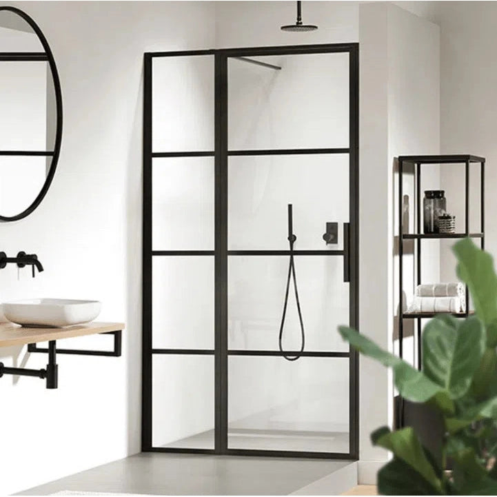 Decina Manhattan 1200 Framed Shower Matte Black
