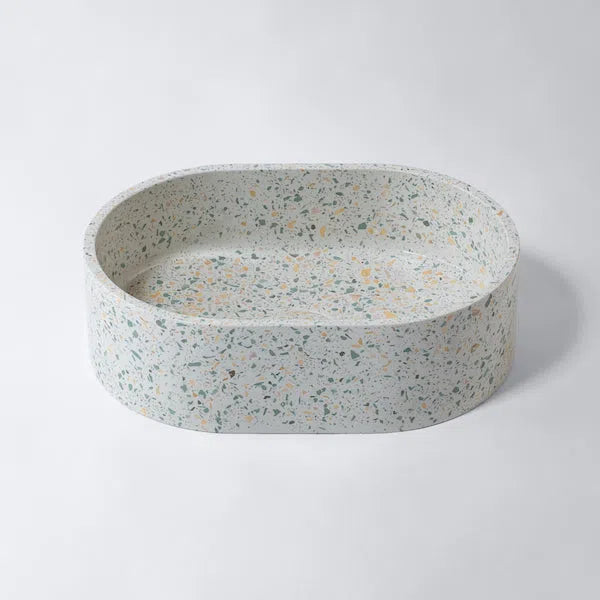 Eight Quarters Terrazzo Mini Pod Basin & Waste