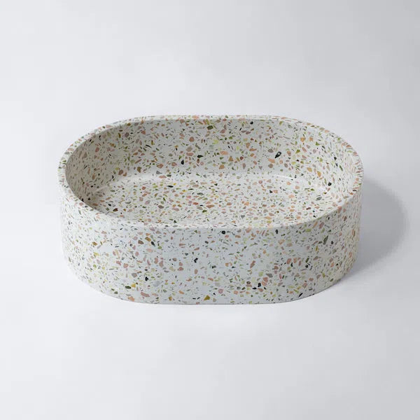 Eight Quarters Terrazzo Mini Pod Basin & Waste