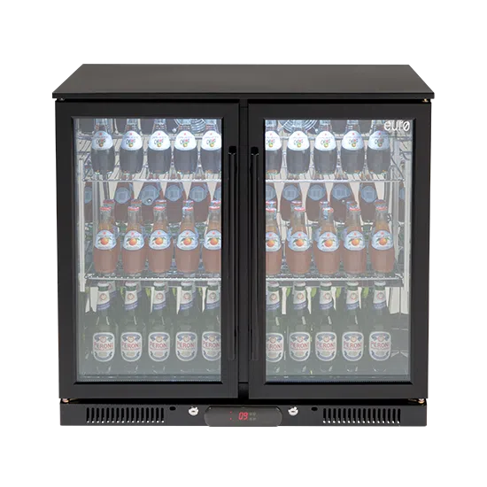 Euro Appliances 208L Double Door Beverage Cooler (EA900WFBL)