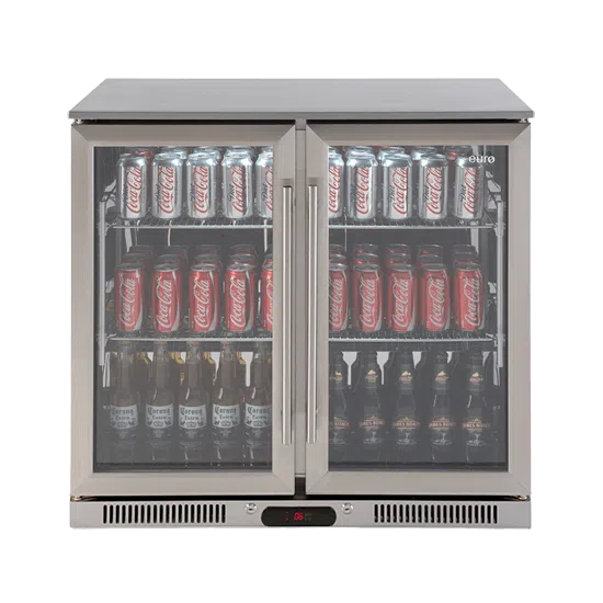Euro Appliances 208L Double Door Beverage Cooler (EA900WFSX2)