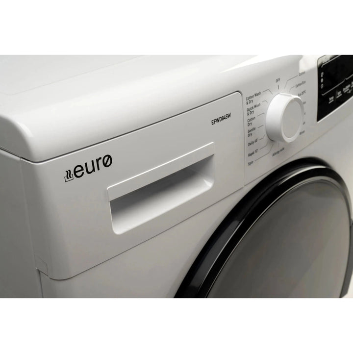 Euro Appliances 8KG/4.5 KG Front Load Washer (EFWD845W)Dryer