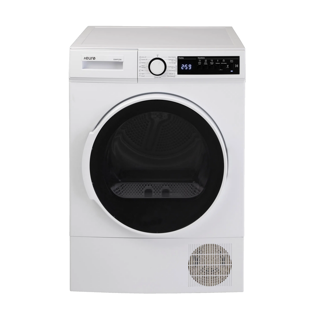 Euro Appliances 8KG Heat Pump Dryer (E8HPCDW)