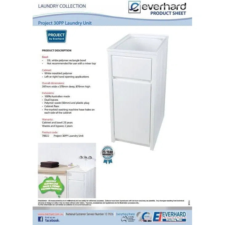 Everhard Project 30PP Laundry Unit 70022