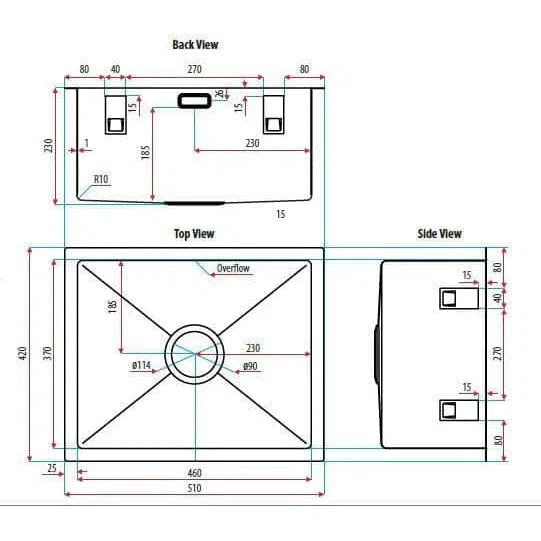 Everhard Excellence Squareline Utility Sink