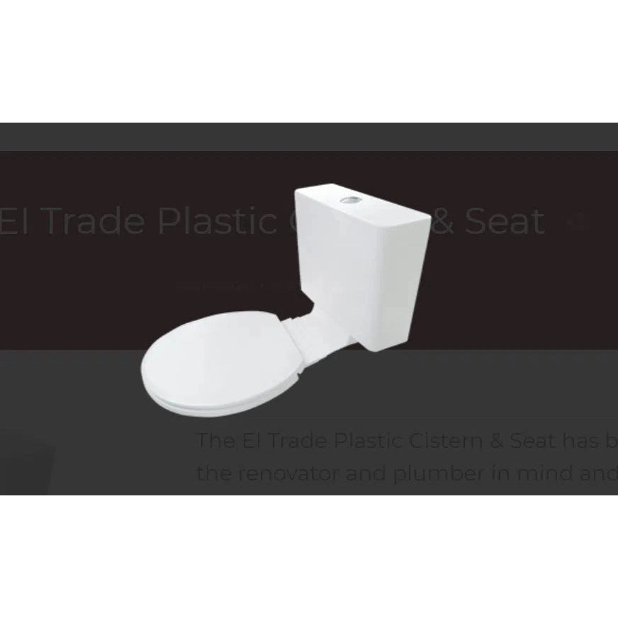 EI Trade Plastic Cistern & Seat