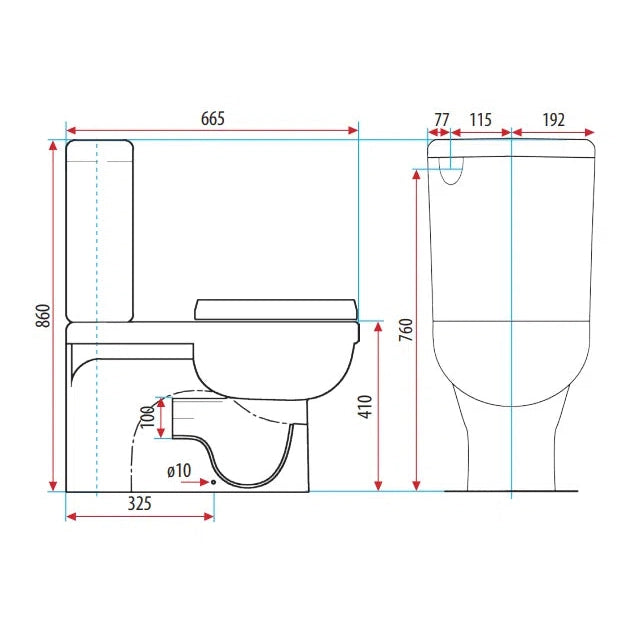 Everhard Classic Back To Wall Toilet Suite
