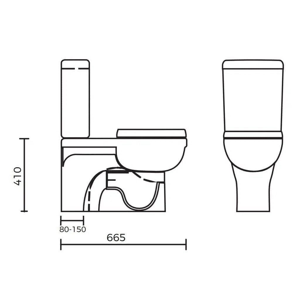 Everhard Classic Back To Wall Toilet Suite