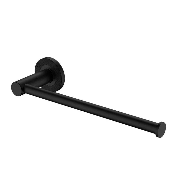 Fienza Axle Hand Towel Rail/Roll Holder, Matte Black