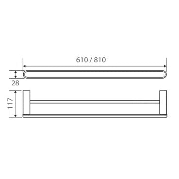 Fienza Empire Towel Rail